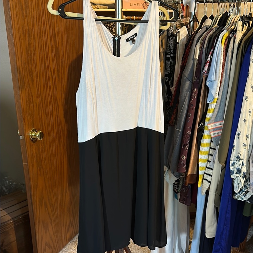 Apt. 9 Black and White Tank Sundress